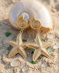 Pendientes estrella de Mar