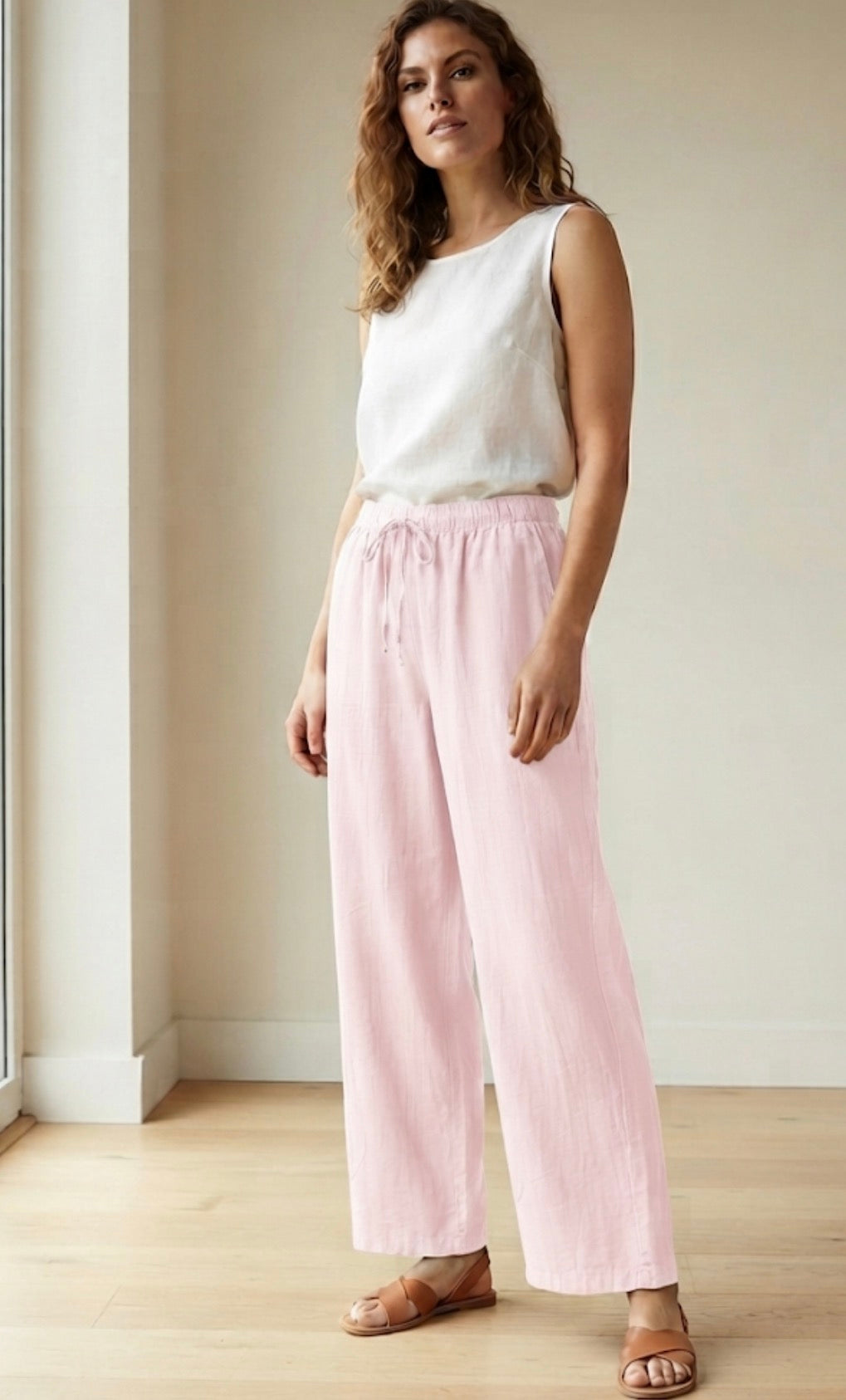 Pantalón lino y algodón NAIMA
