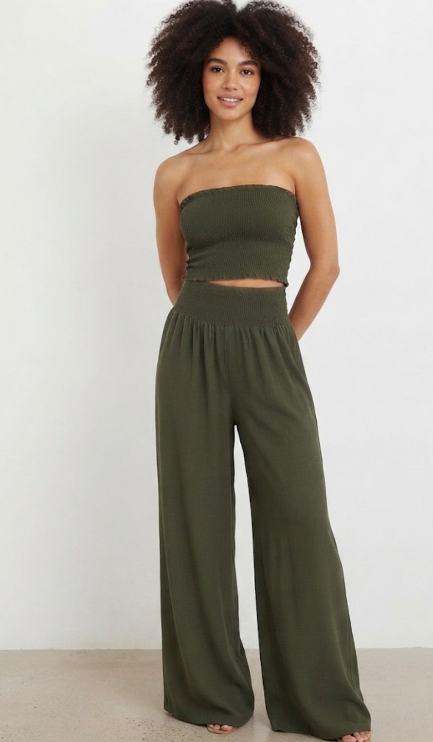 Conjunto KENIA verde dos piezas