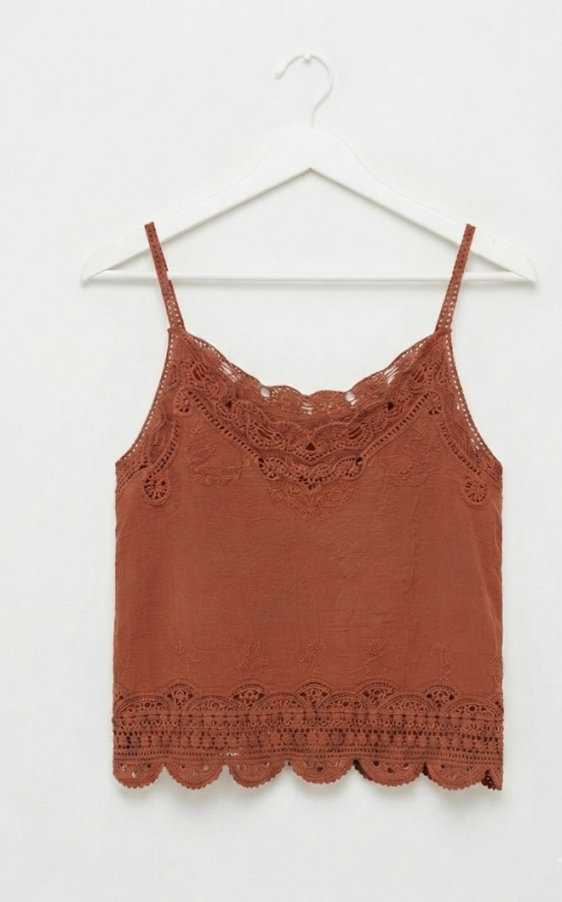 Crop top ZULÚ de algodón