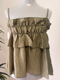 Crop top satinado ARABIA