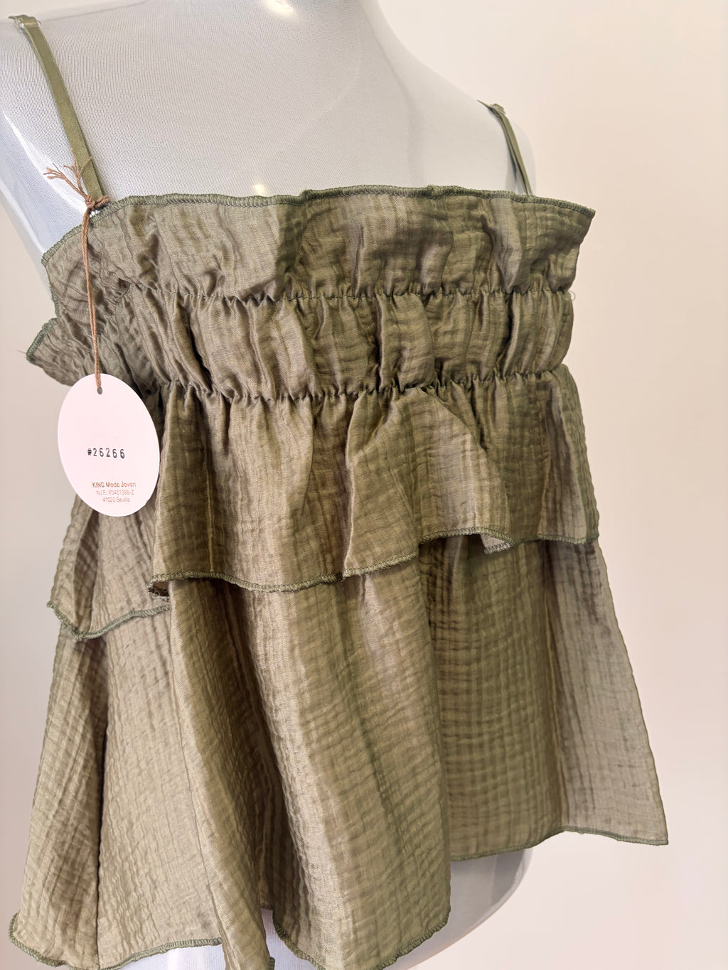 Crop top satinado ARABIA